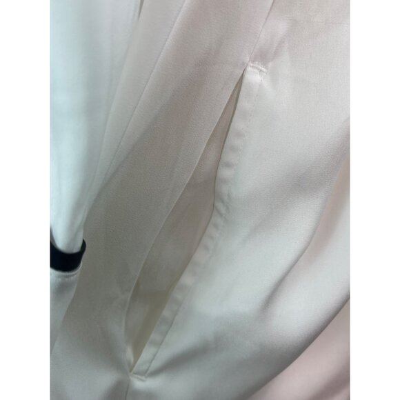 Kate Spade New York White Mrs. Embroidered Initials Bathrobe Sz L/XL - New - Picture 6 of 11